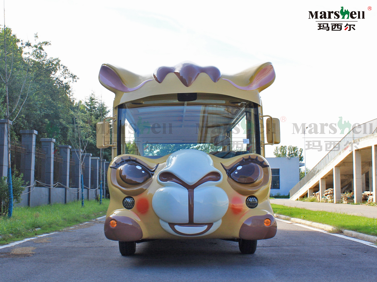 駱駝造型主題電動觀光車