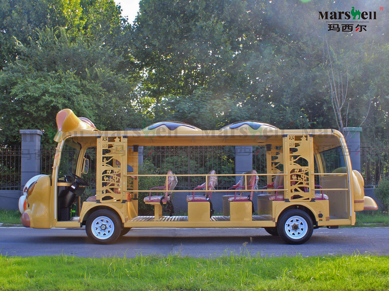 駱駝造型主題電動觀光車