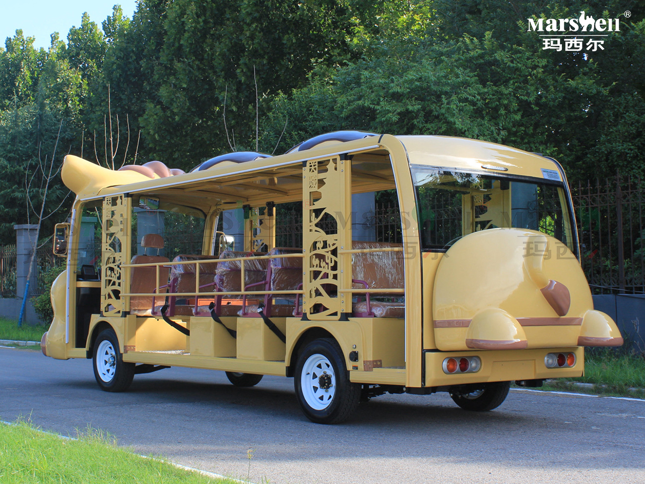 駱駝造型主題電動觀光車