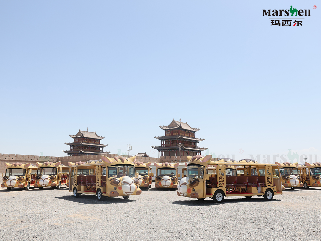 二十三座駱駝造型主題觀光車