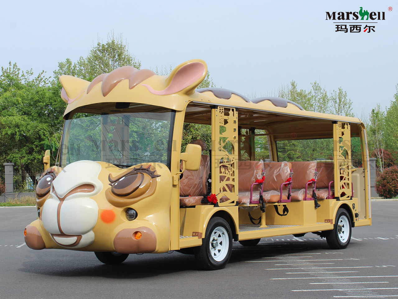 駱駝造型主題電動觀光車