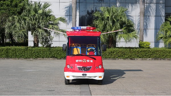瑪西爾電動消防車出動，秋冬干燥注意防火